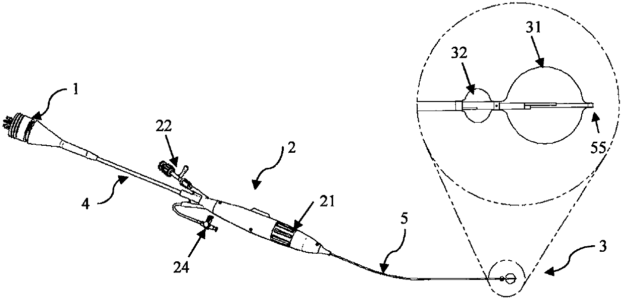 A cryoablation catheter with an insulating capsule