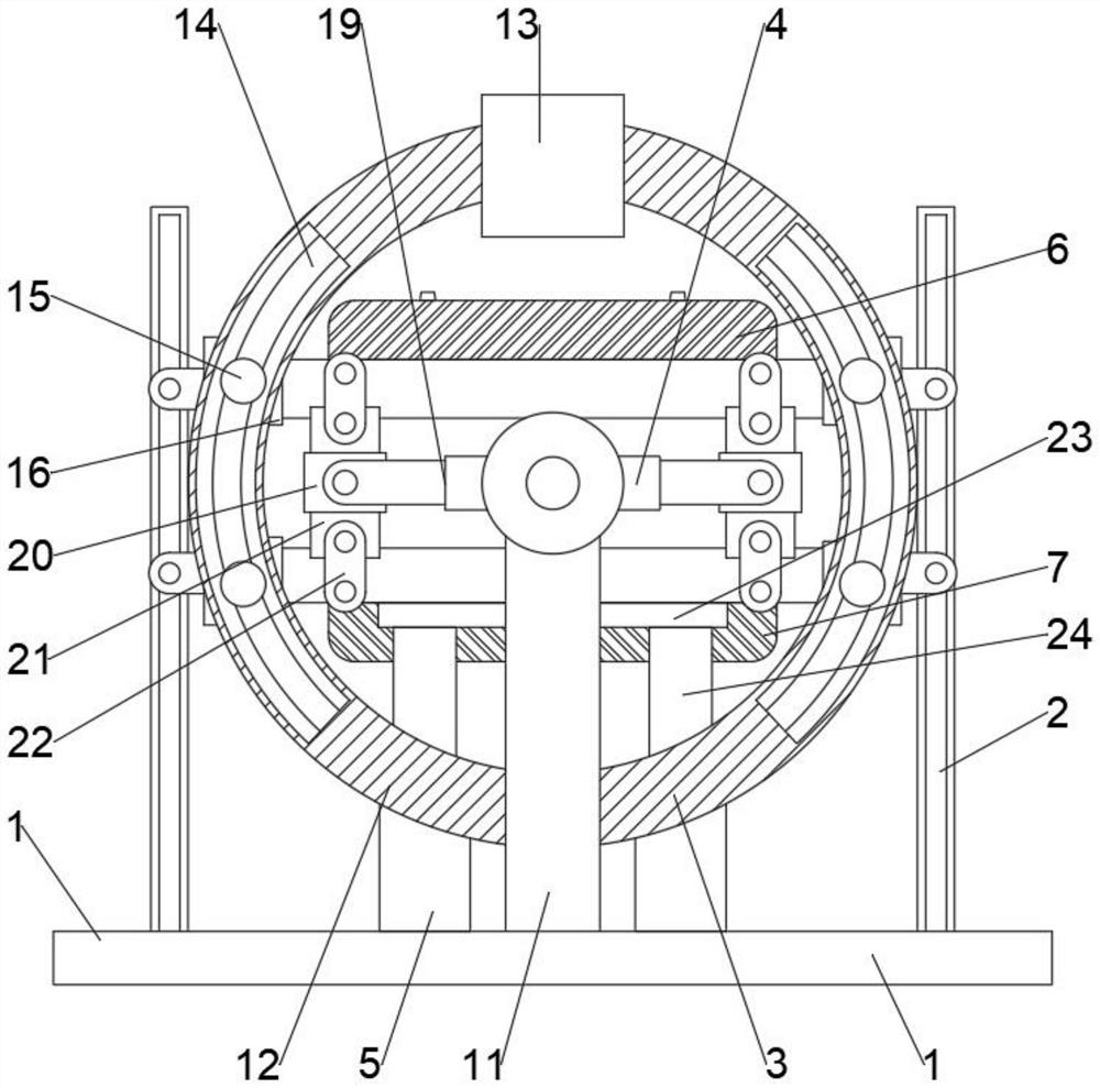 Stable injection mold for automobile bumper