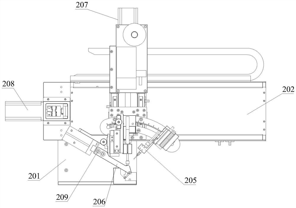 An automatic soldering machine assembly