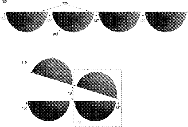 System and method of displacement volumes in composite members