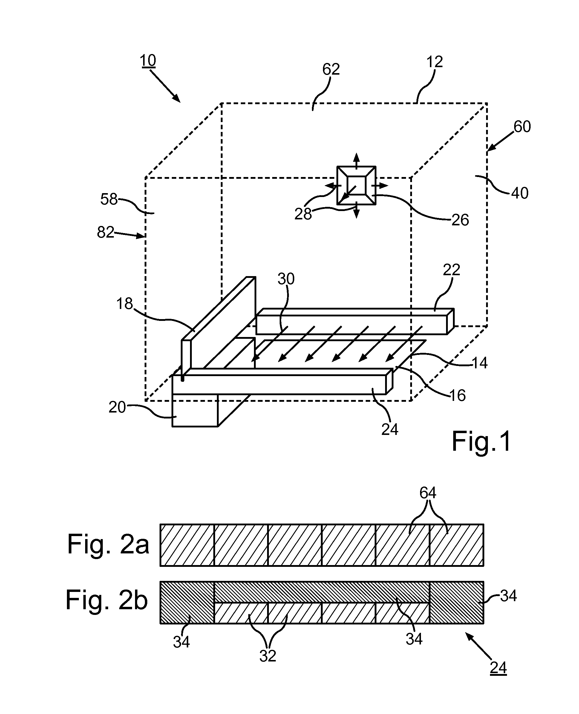 Device and method for the manufacture or repair of a three-dimensional object