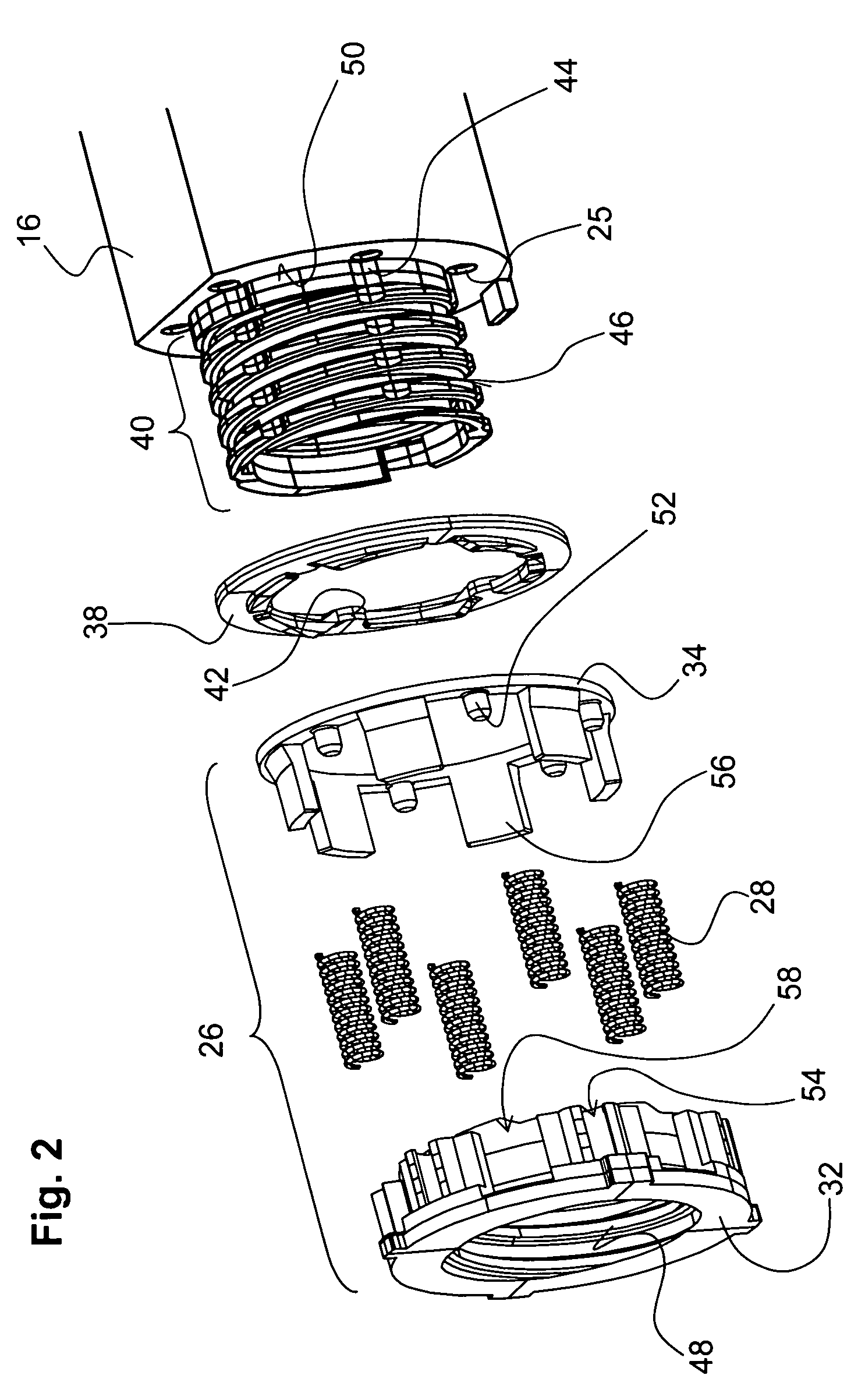 Power tool with a slip clutch