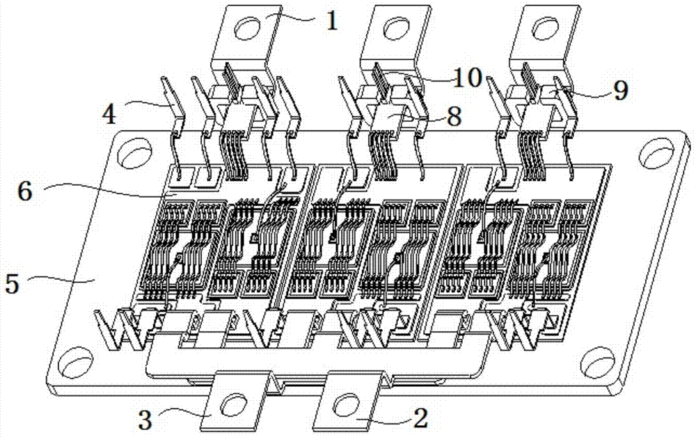 Power semiconductor modules with integrated Hall current sensors