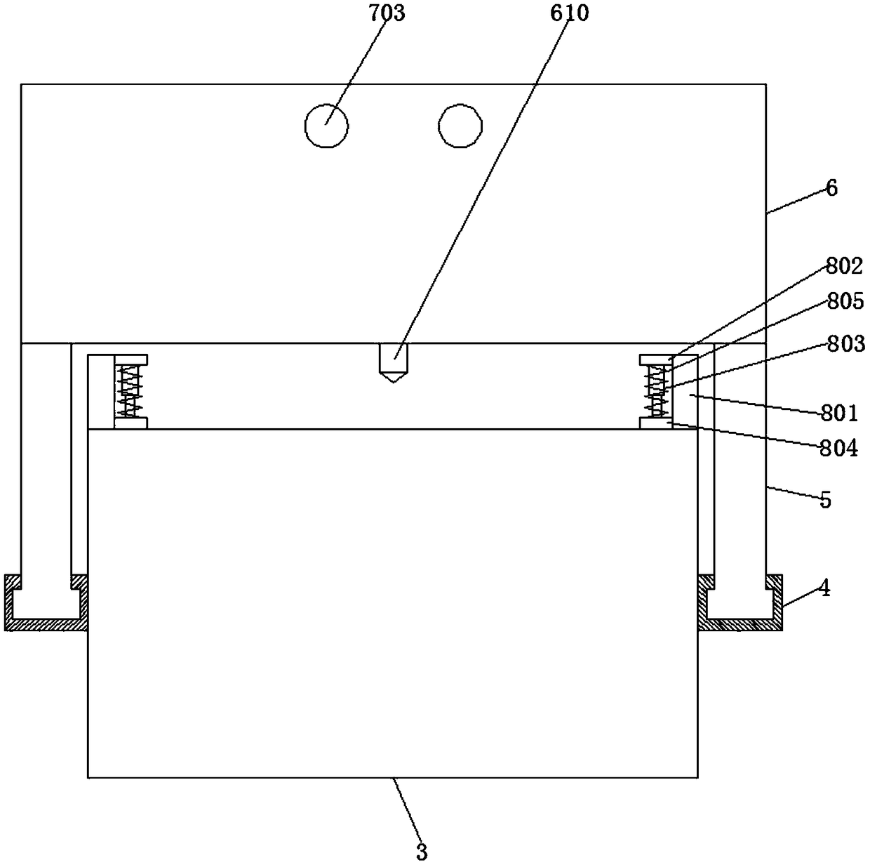 Novel material plate cutting device