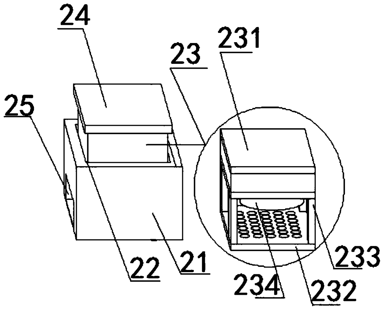 Heavy metal pollution control device for water environment