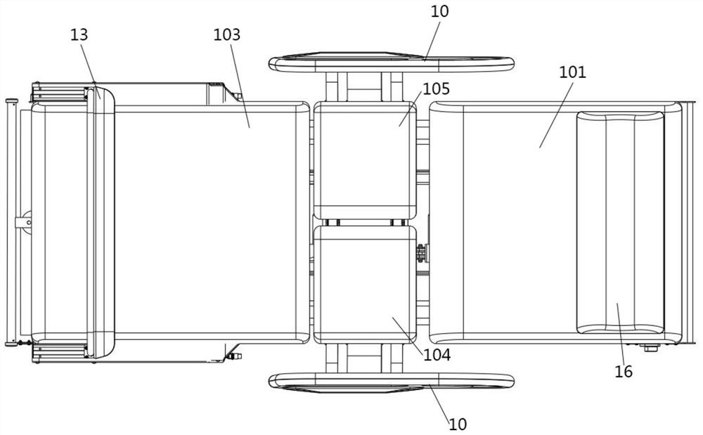 Calculus removing auxiliary bed