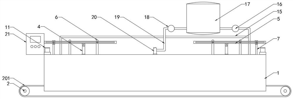 A quick-freezing machine for pre-packaging of aquatic products