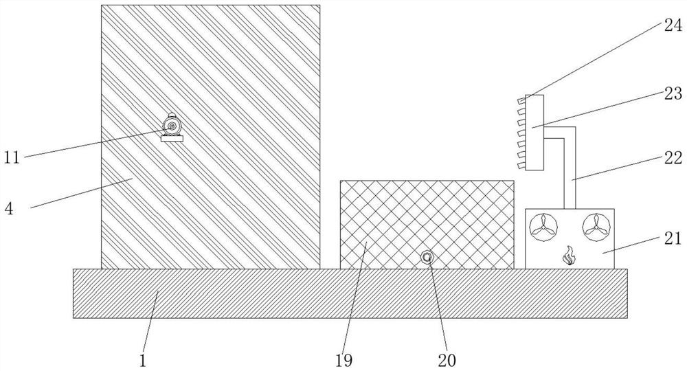 Dyeing pool with pre-dedusting treatment device for yarn processing