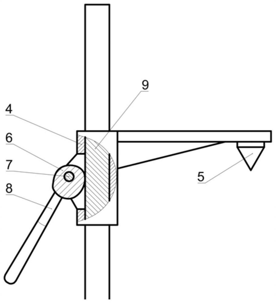 A blade measuring fixture and measuring method