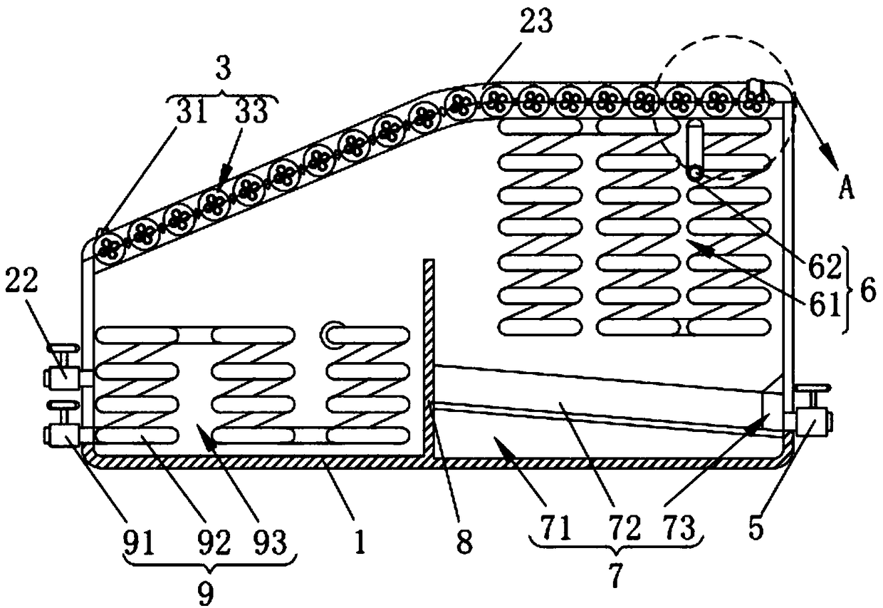 Rapid distillation device for petroleum crude oil