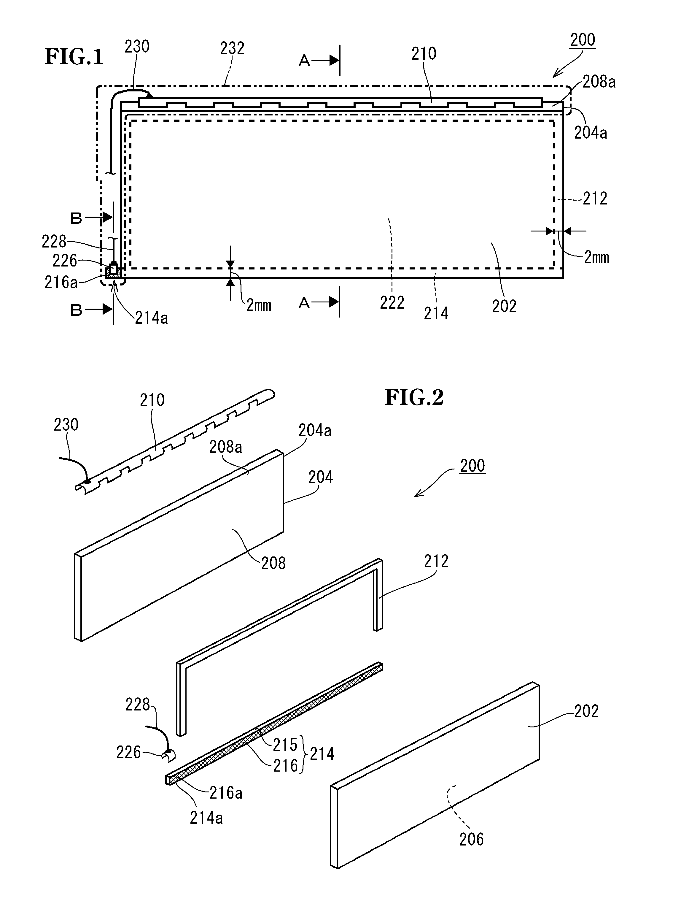 Electronic device and metal thin film-provided spacer