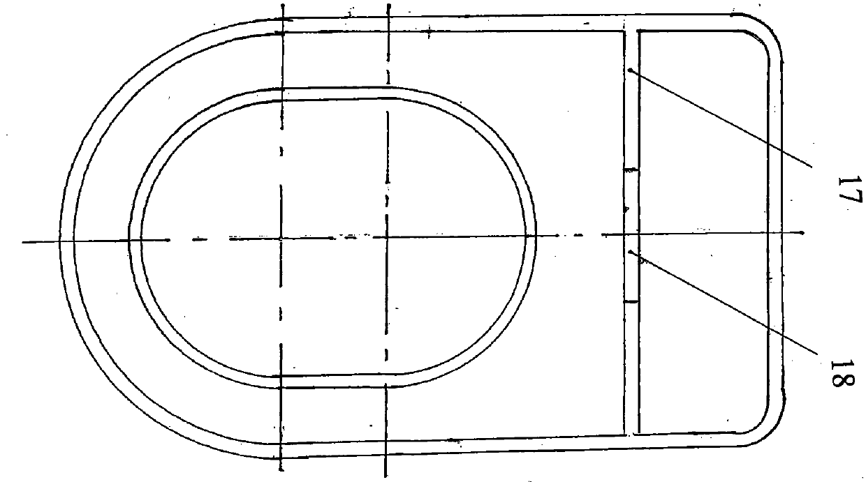 A plastic toilet body and its manufacturing method