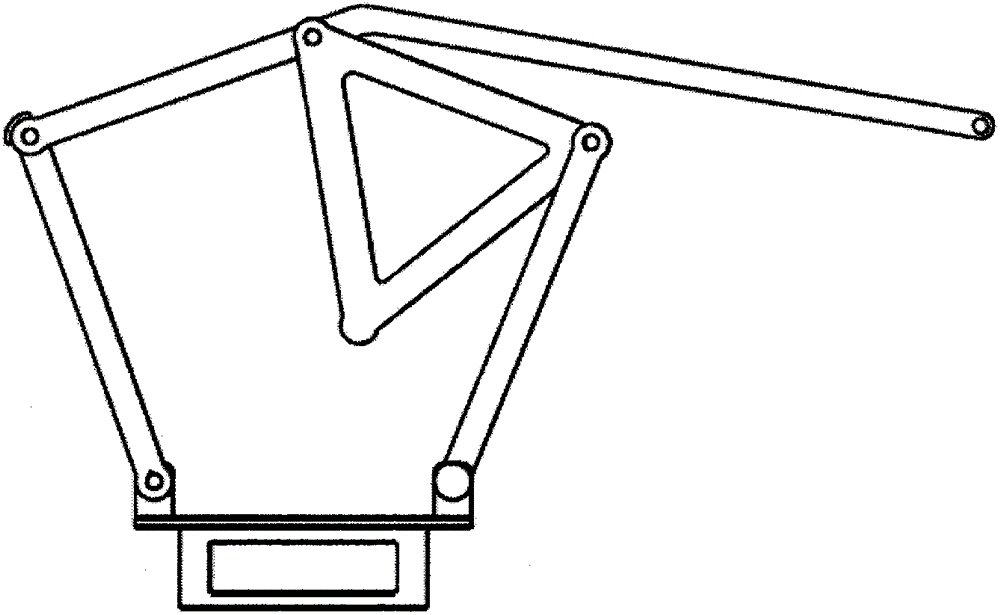 Metamorphic mechanism type stacking robot mechanism