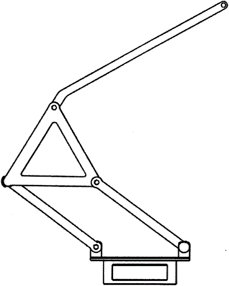 Metamorphic mechanism type stacking robot mechanism