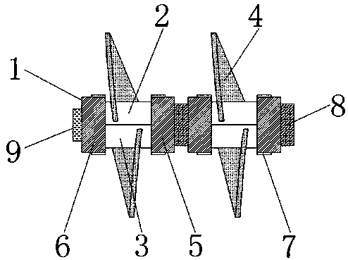 Spiral impeller for mixer