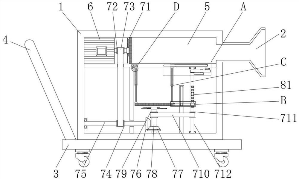 Textile machine textile dust collecting equipment with guide mechanism