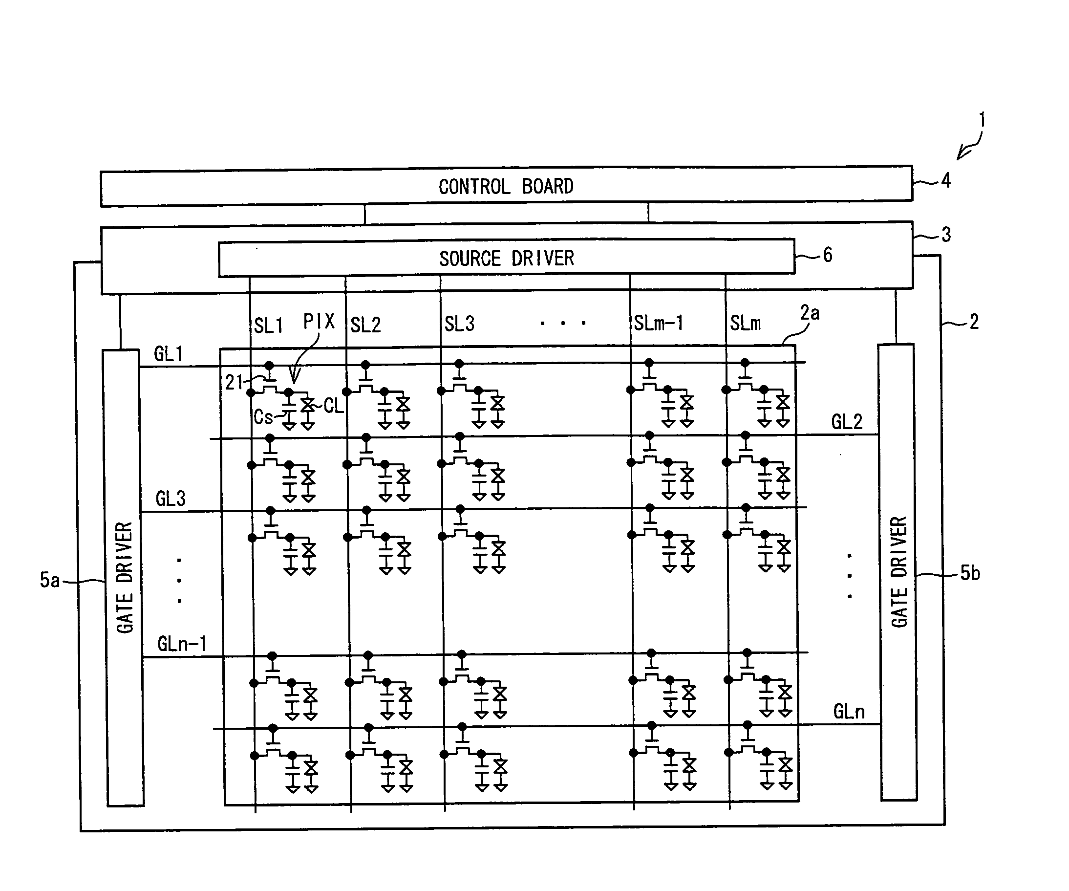 Tft, shift register, scan signal line driving circuit, and display device