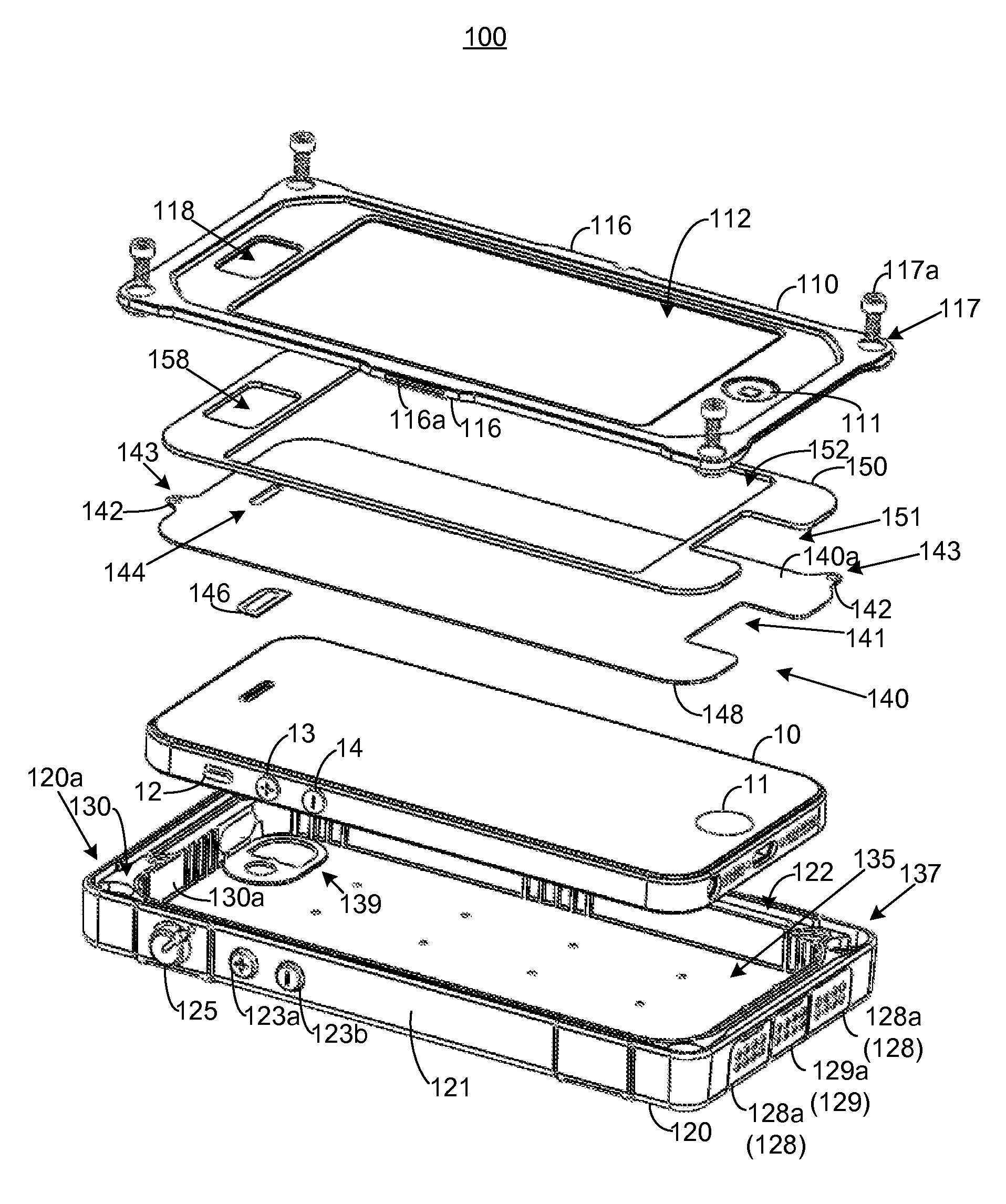 Protective cases for mobile electronic communication devices