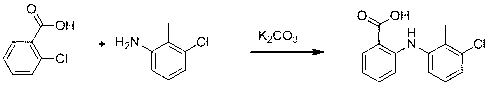 Synthesis method of tolfenamic acid