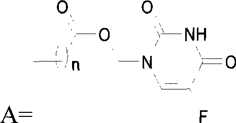 5-fluorouracil-sn2-phosphatidyl choline copolymer as well as preparation method and application thereof