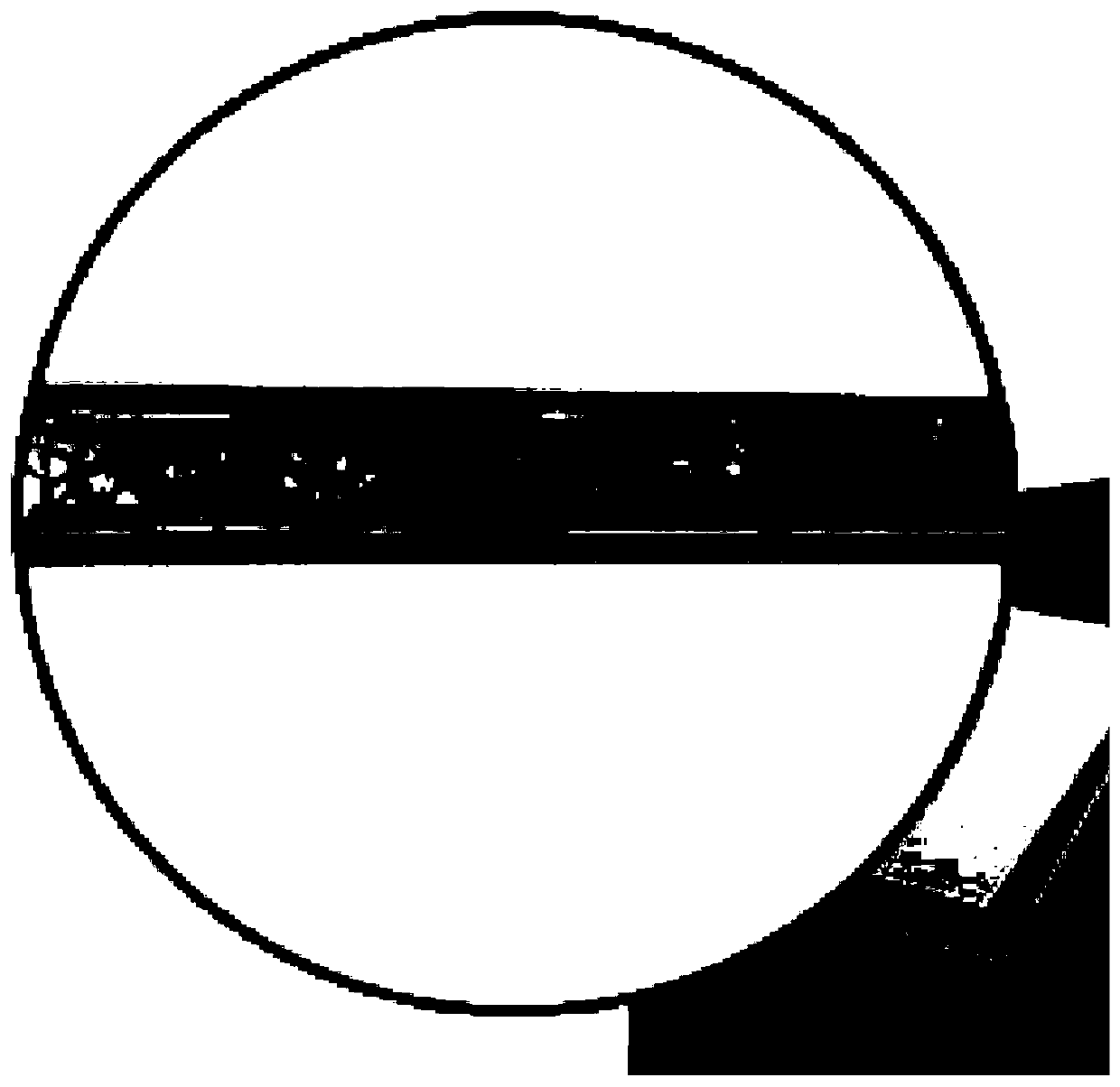 Renewable resource foaming material and preparation method thereof