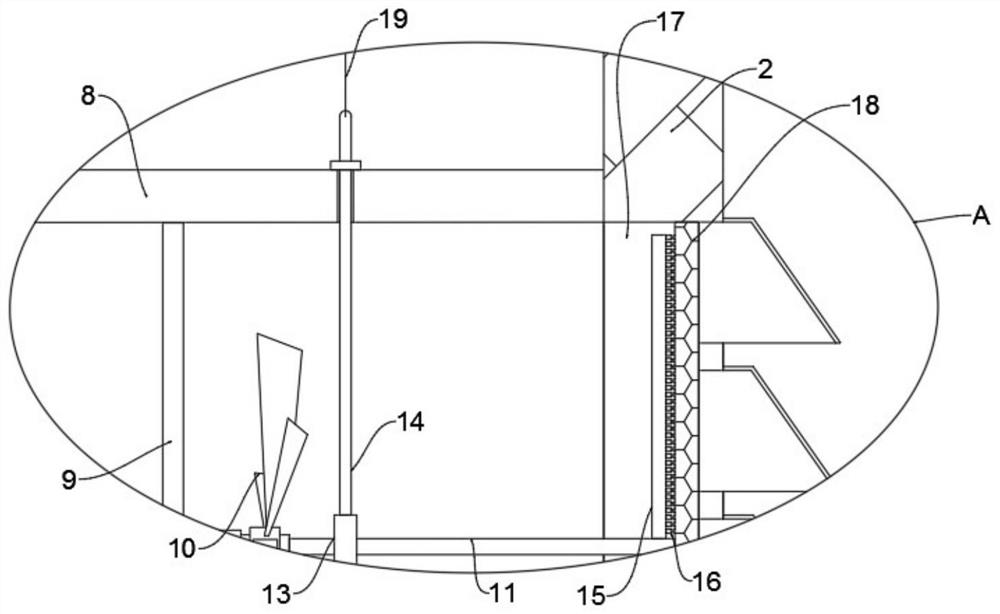 Heat dissipation device of integrated circuit module in desk computer