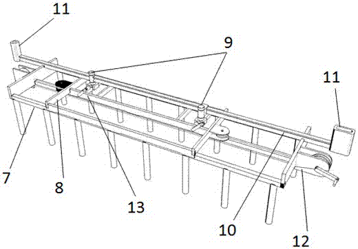 Containment steel lining piece high-altitude welding tooling