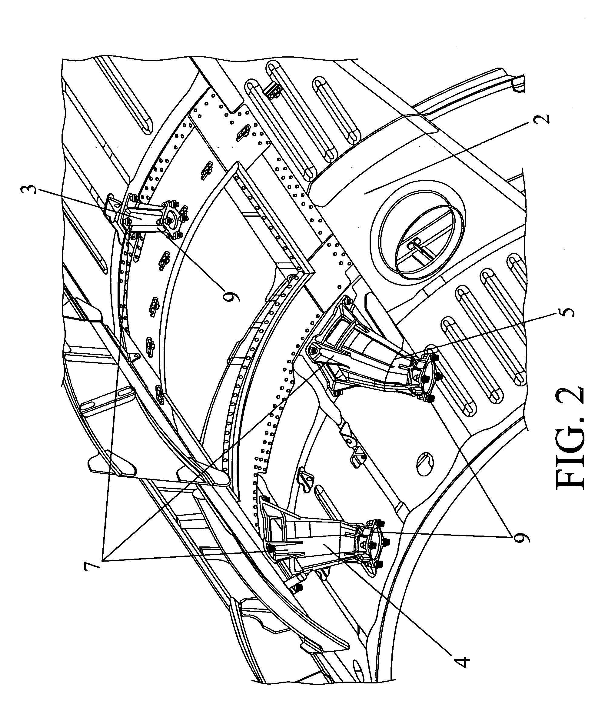 Support system for auxiliary power unit