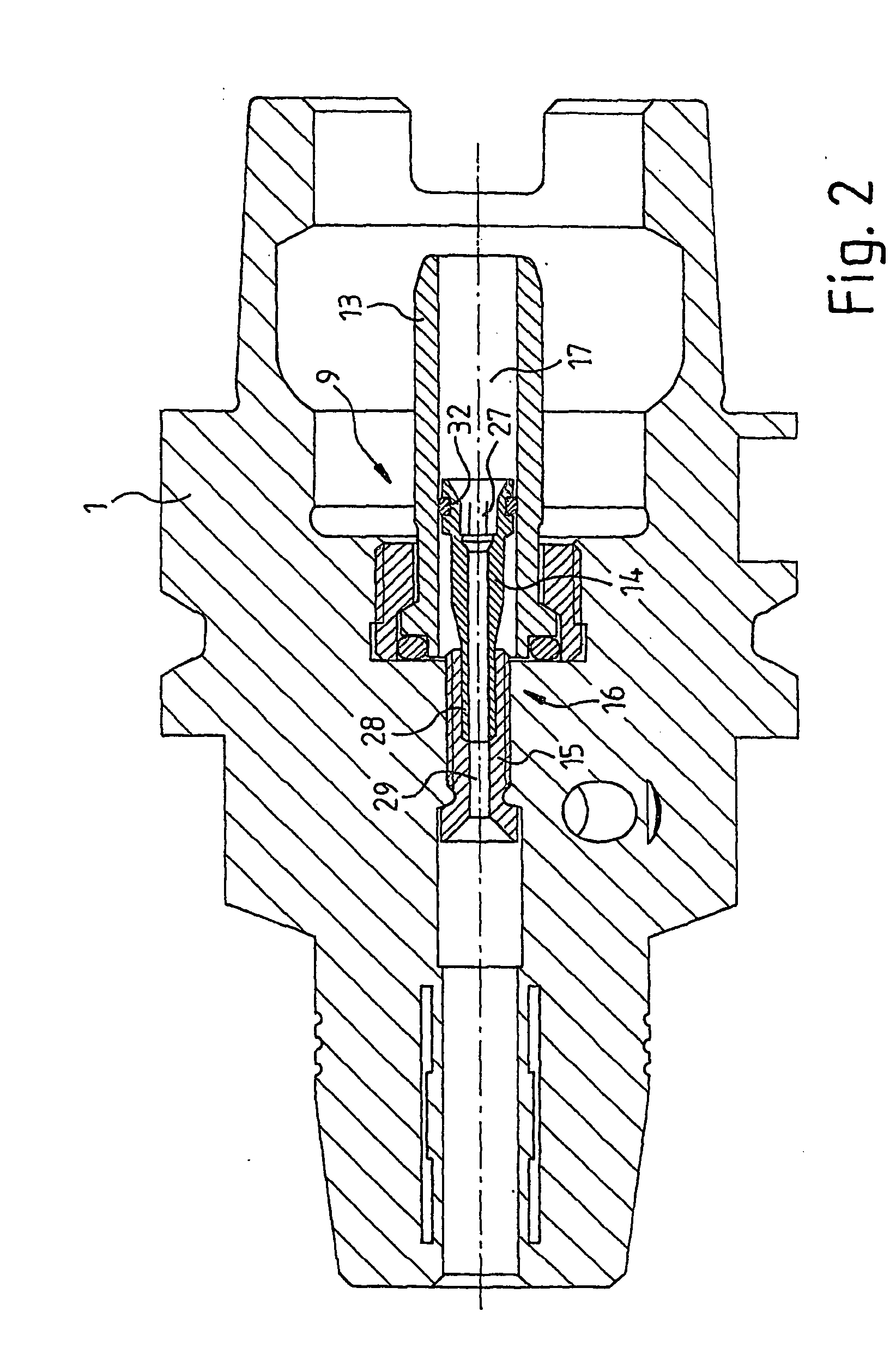 Depth adjustment for a clamping chuck