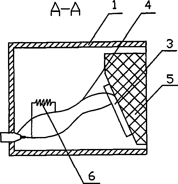 Double-inclined transducer