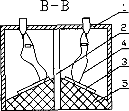 Double-inclined transducer