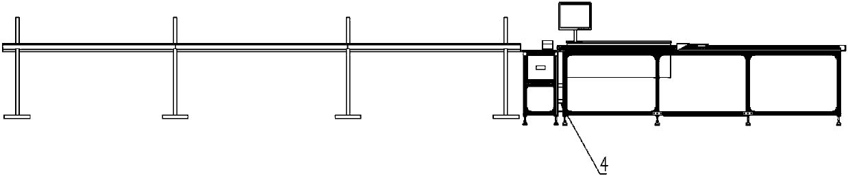 Hollow glass spacing strip cutting machine