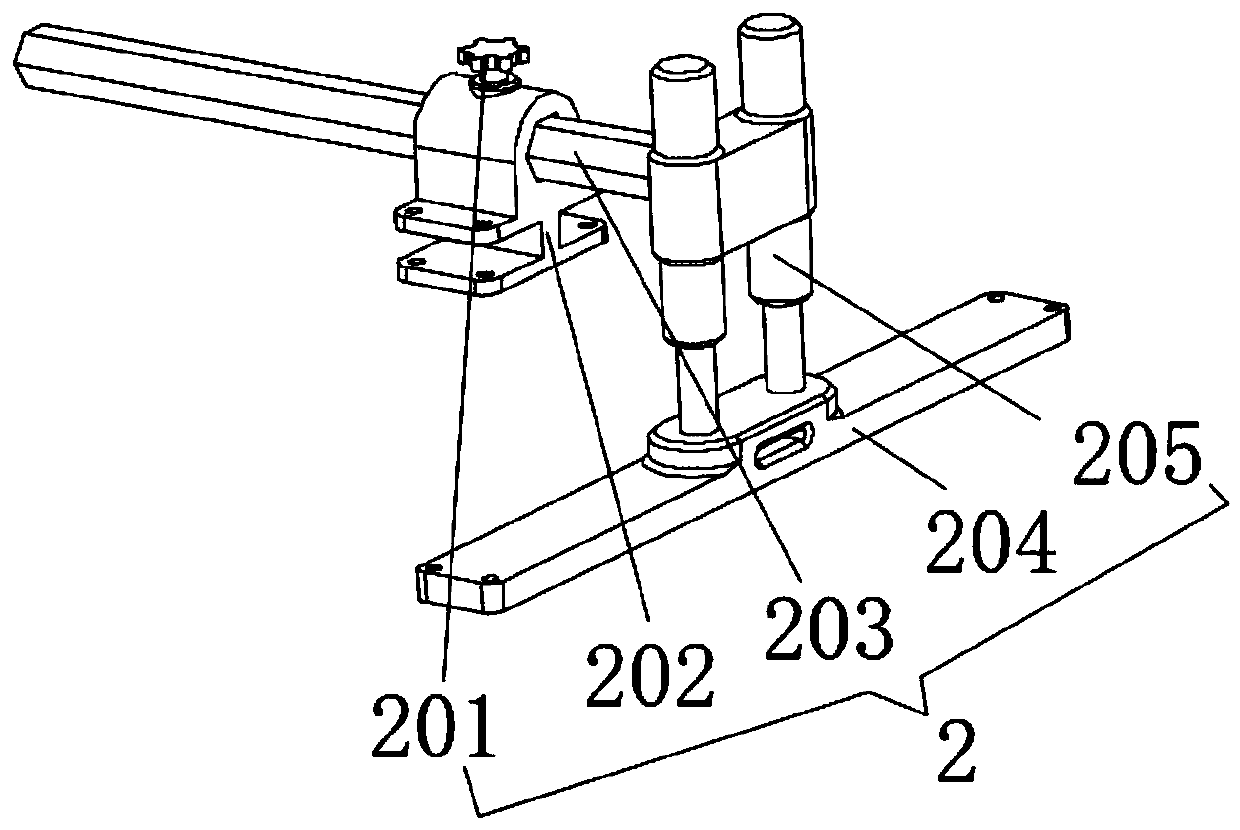 Multifunctional clamping and fixing device for building construction