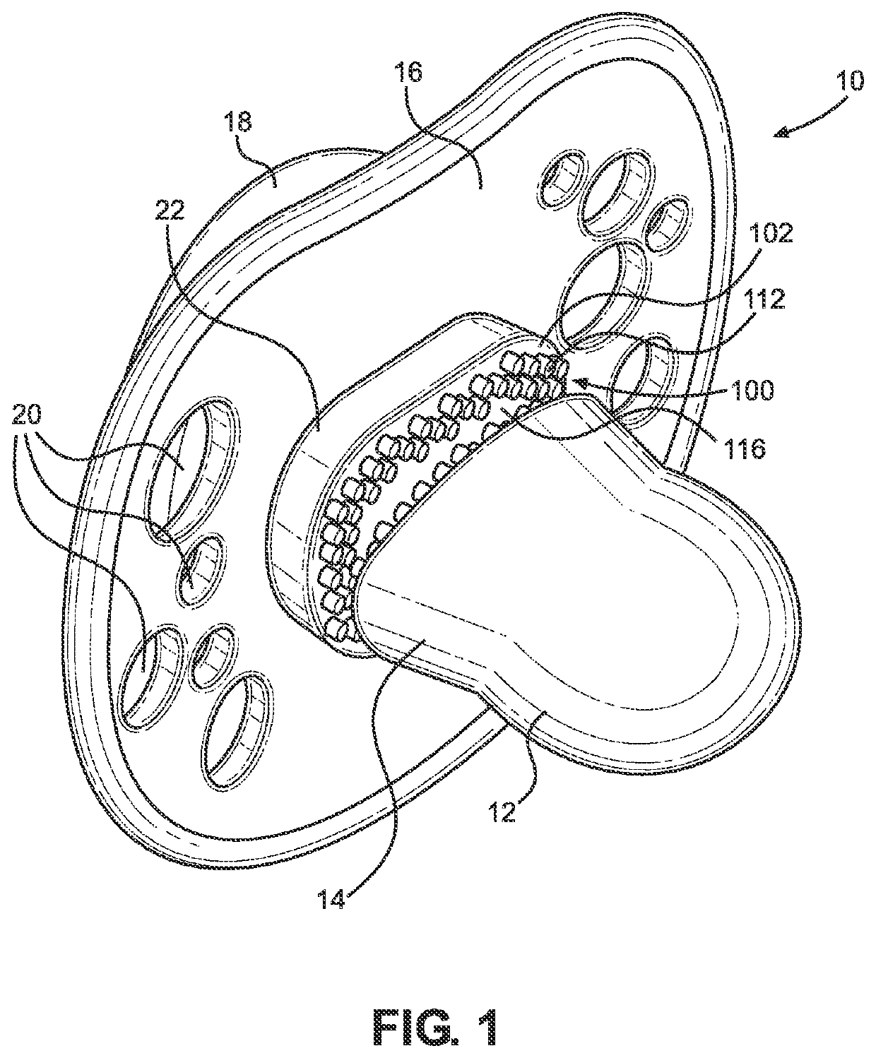 Dual-sided cleaning pacifier and method of use