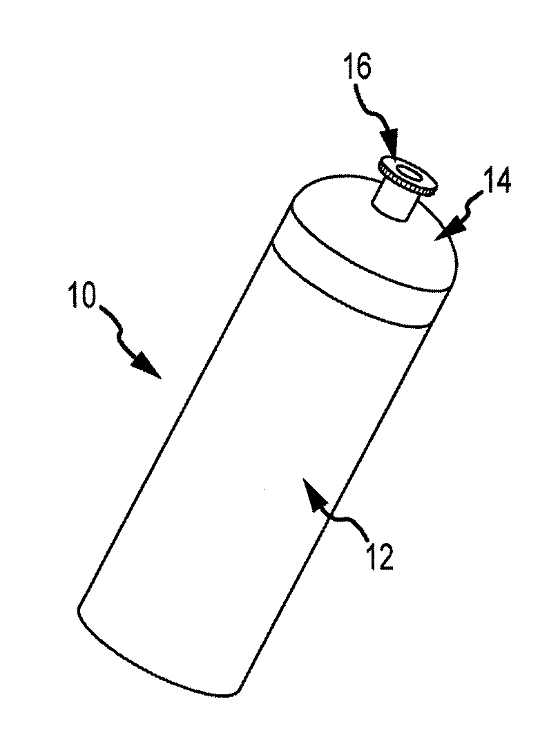 Fluid container closure mechanism with detachable valve assembly