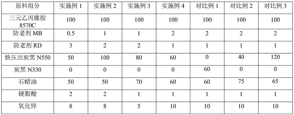 Rubber hose assembly for fire extinguisher and production method thereof