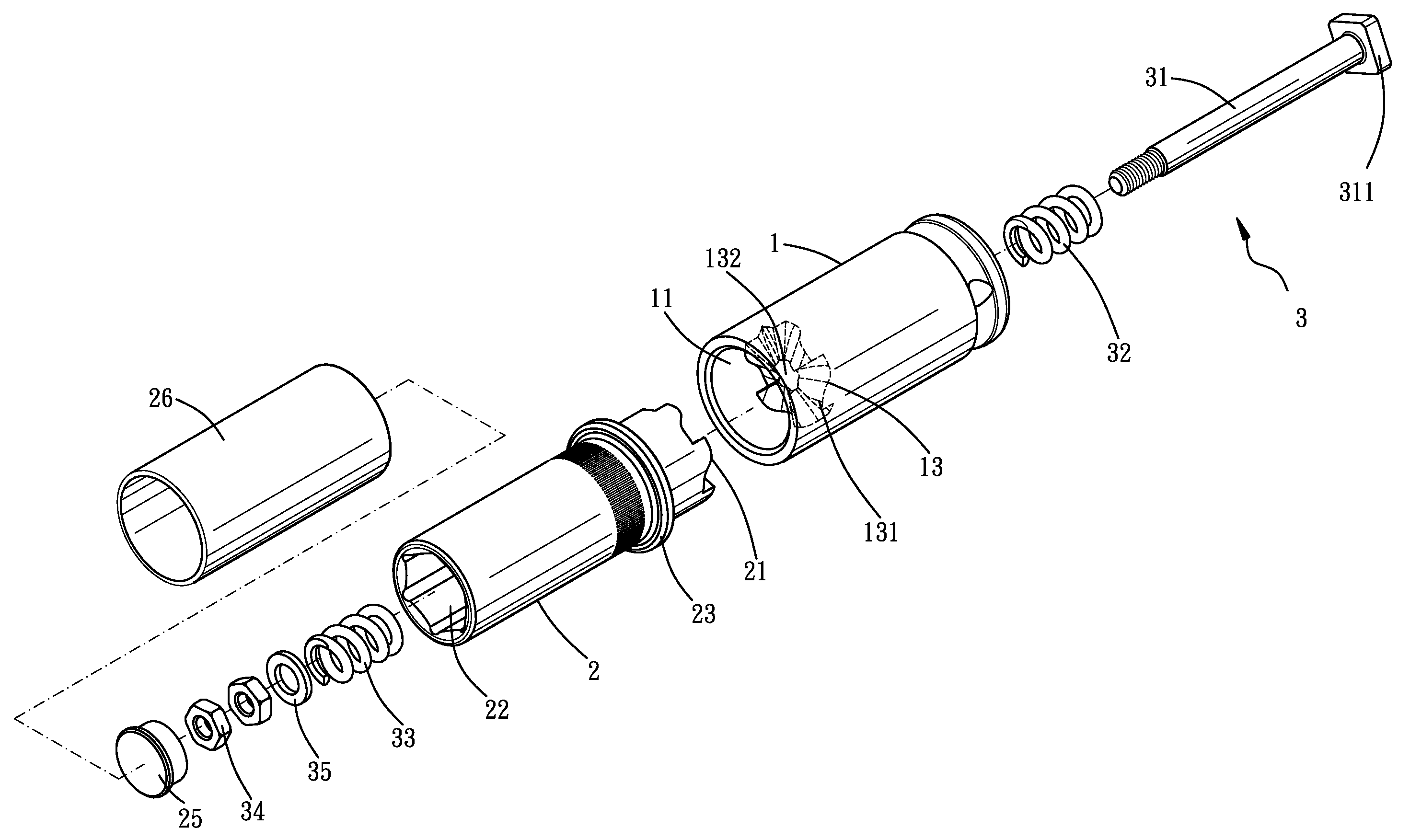 Torque adjustable sleeve assembly