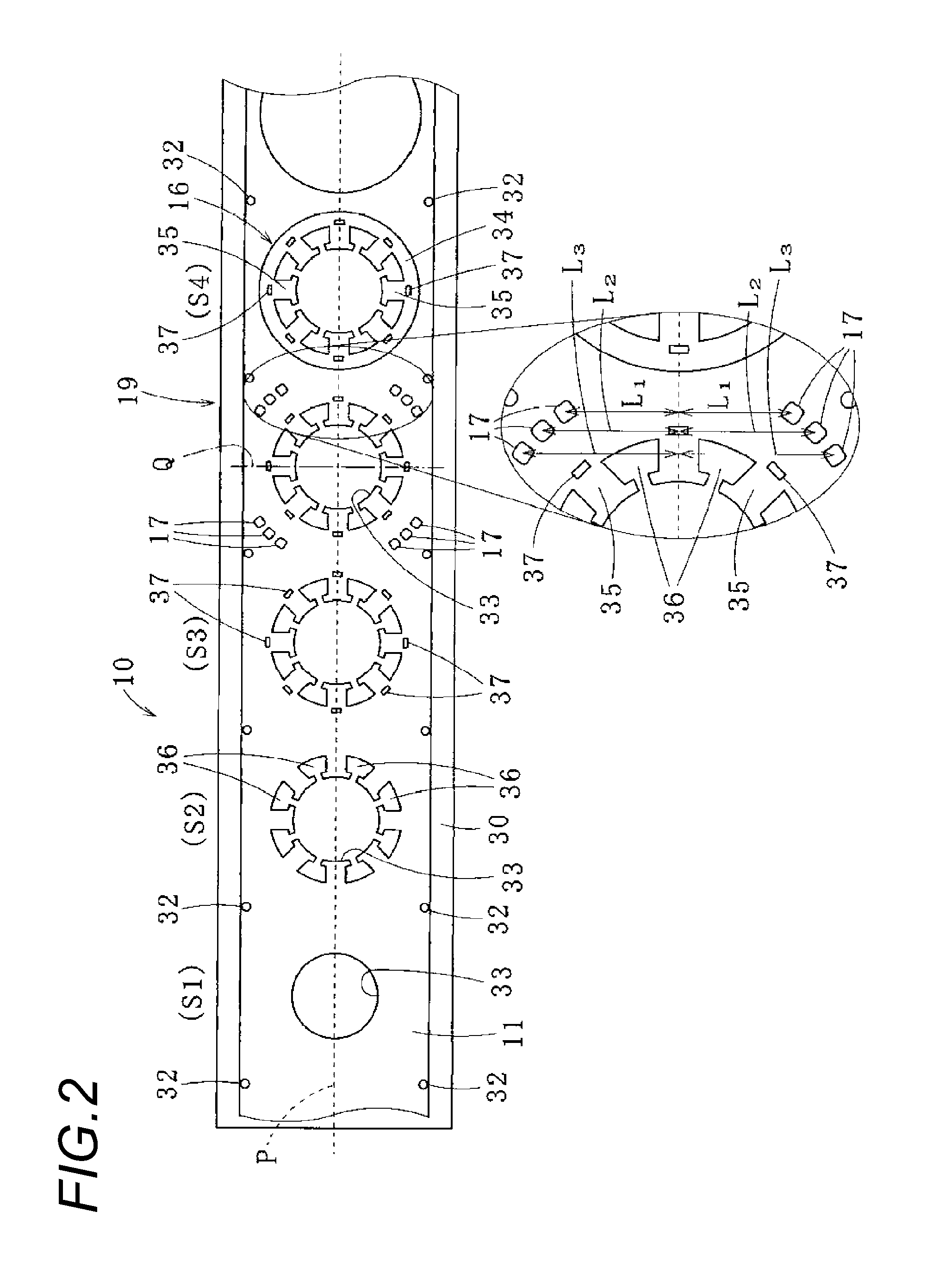 Laminated iron core manufacturing method and blanking die apparatus
