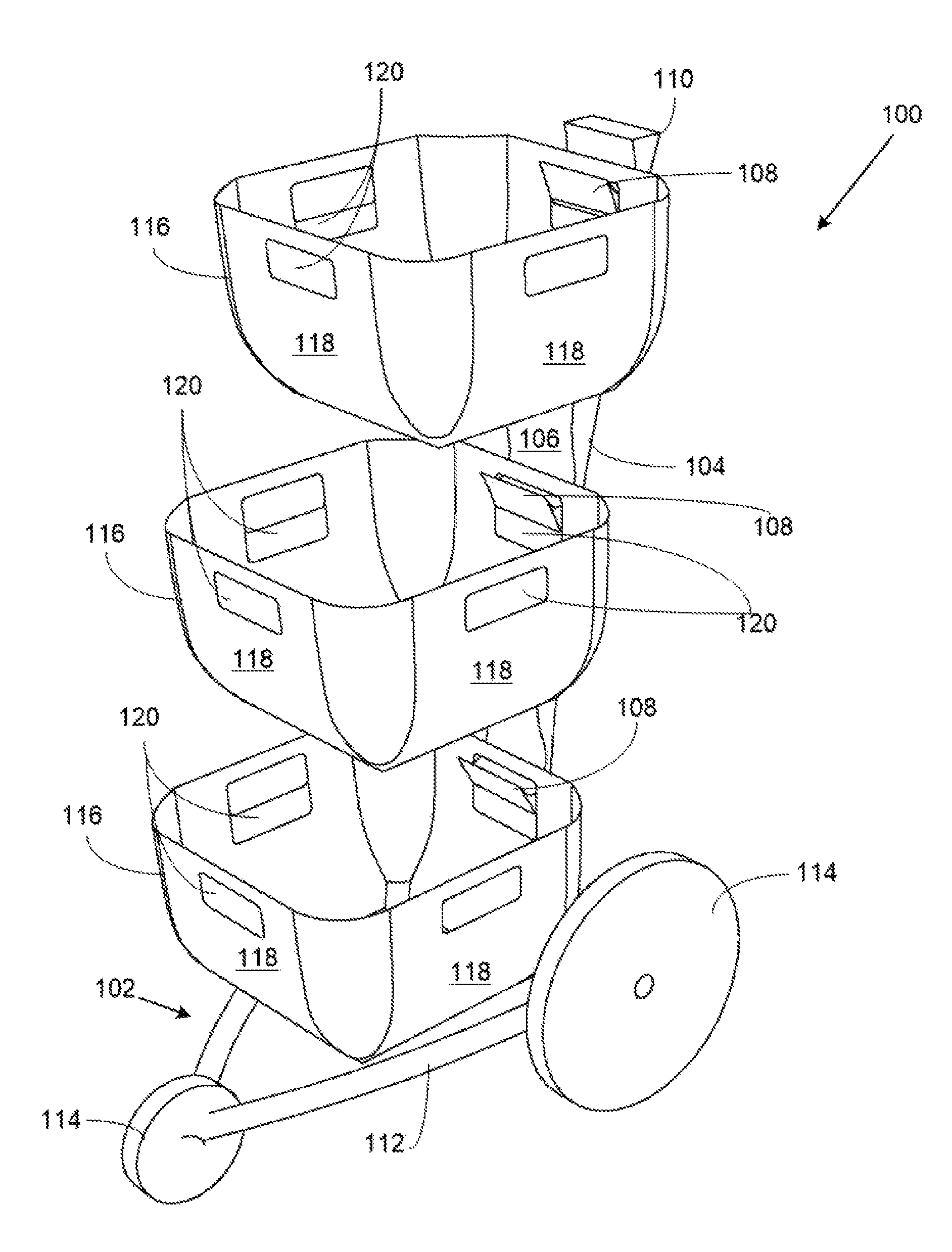 System and method for containing items
