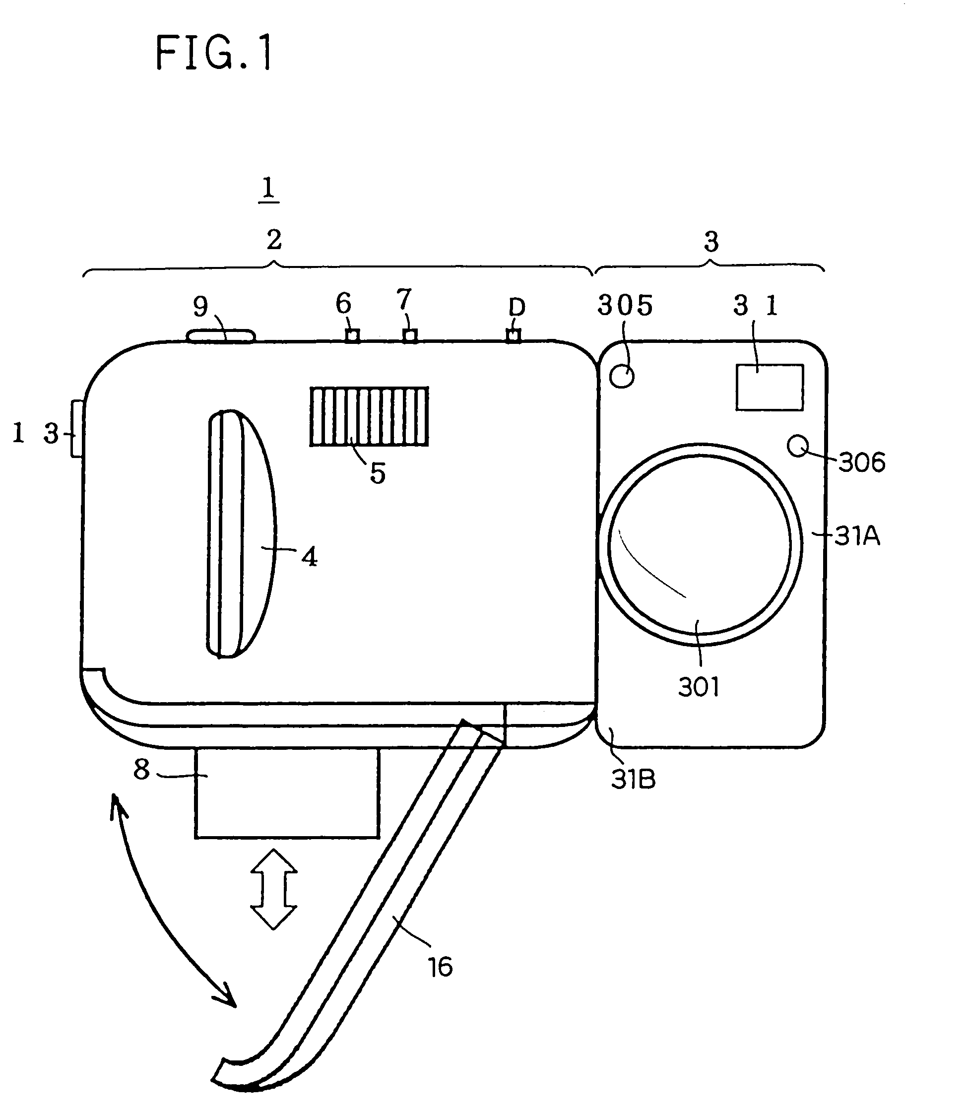 Digital camera having controller for reducing occurrences of blur in displayed images