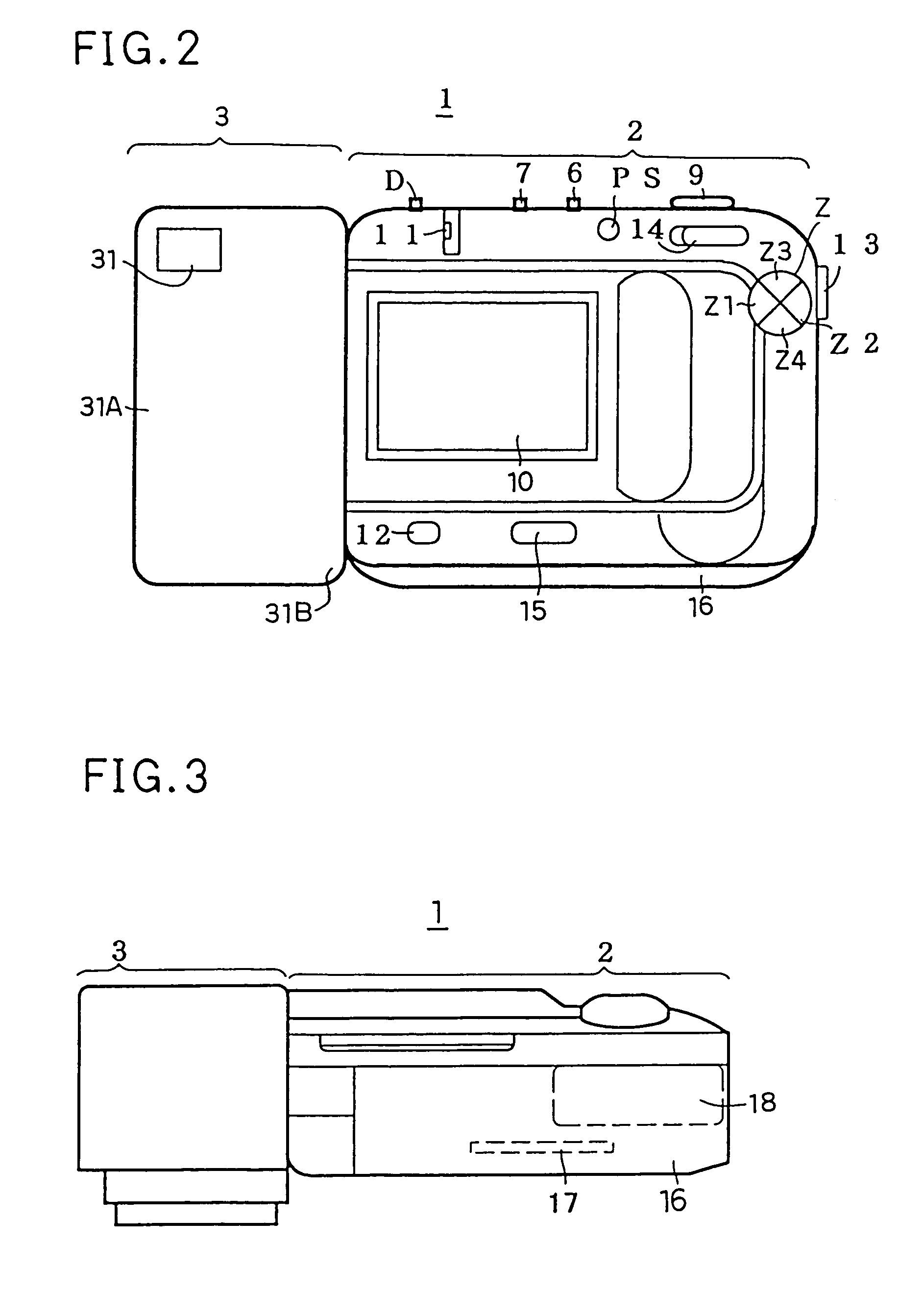 Digital camera having controller for reducing occurrences of blur in displayed images