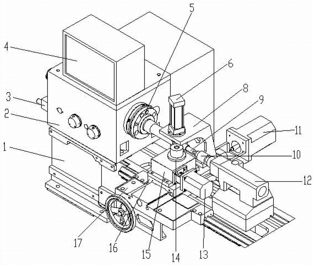 Numerical control lathe for processing worm gears