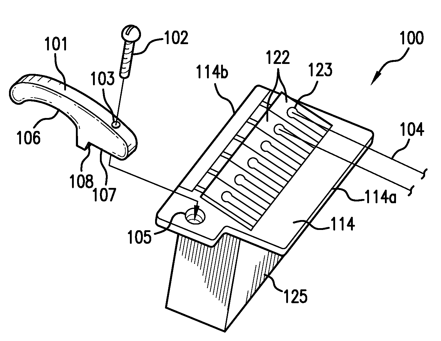 Tremolo structure for stringed instrument