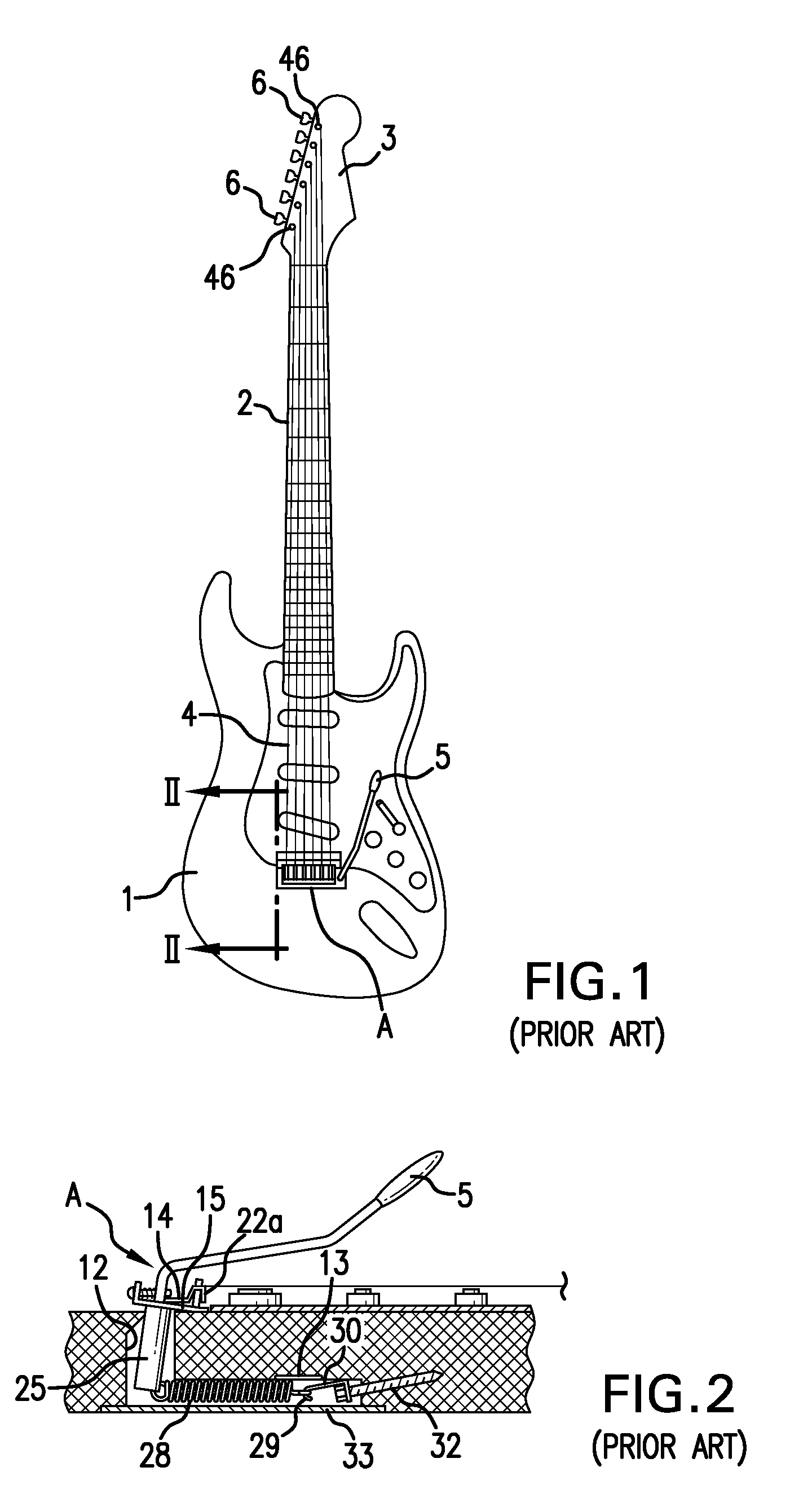 Tremolo structure for stringed instrument