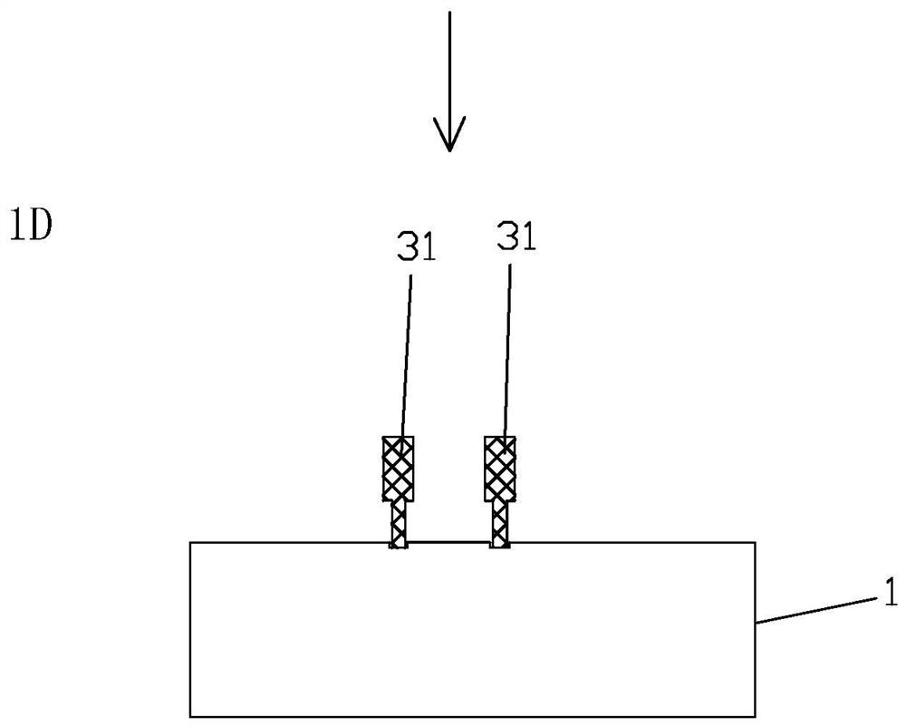 Electron beam lithography auxiliary process manufacturing method