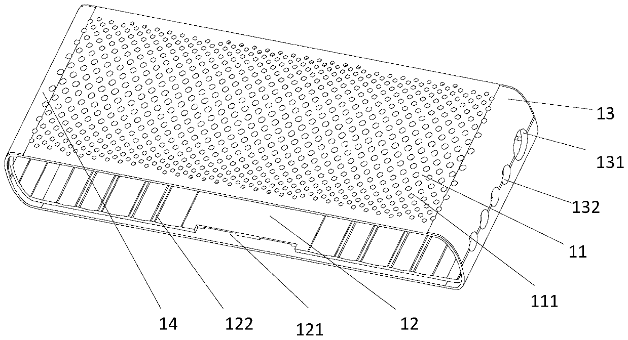 An anti-resonance metal speaker