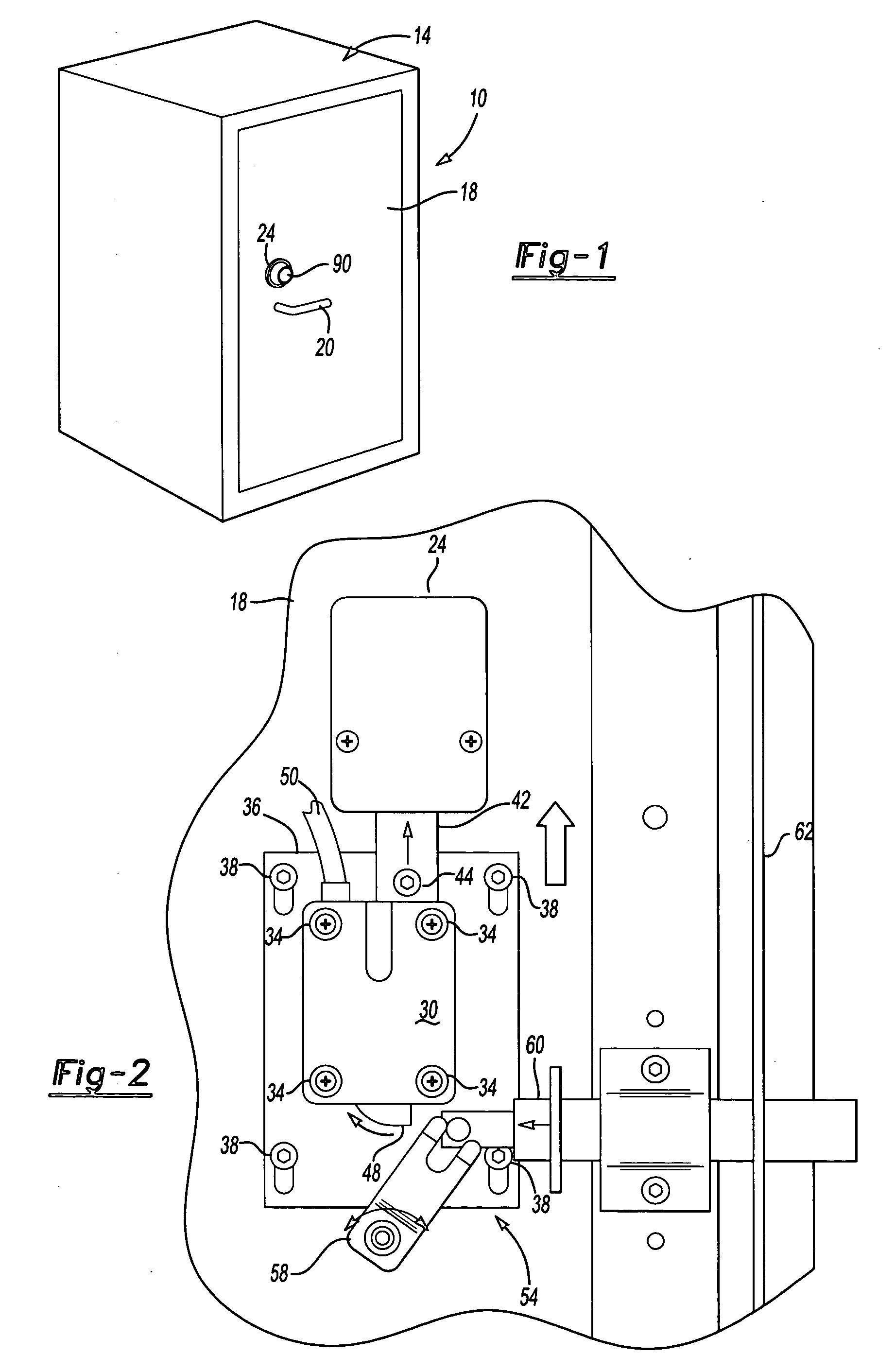 Manual override for use with an electric safe