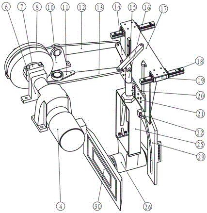 Automatic turn-over machine for lead-acid storage battery