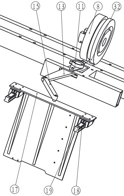 Automatic turn-over machine for lead-acid storage battery