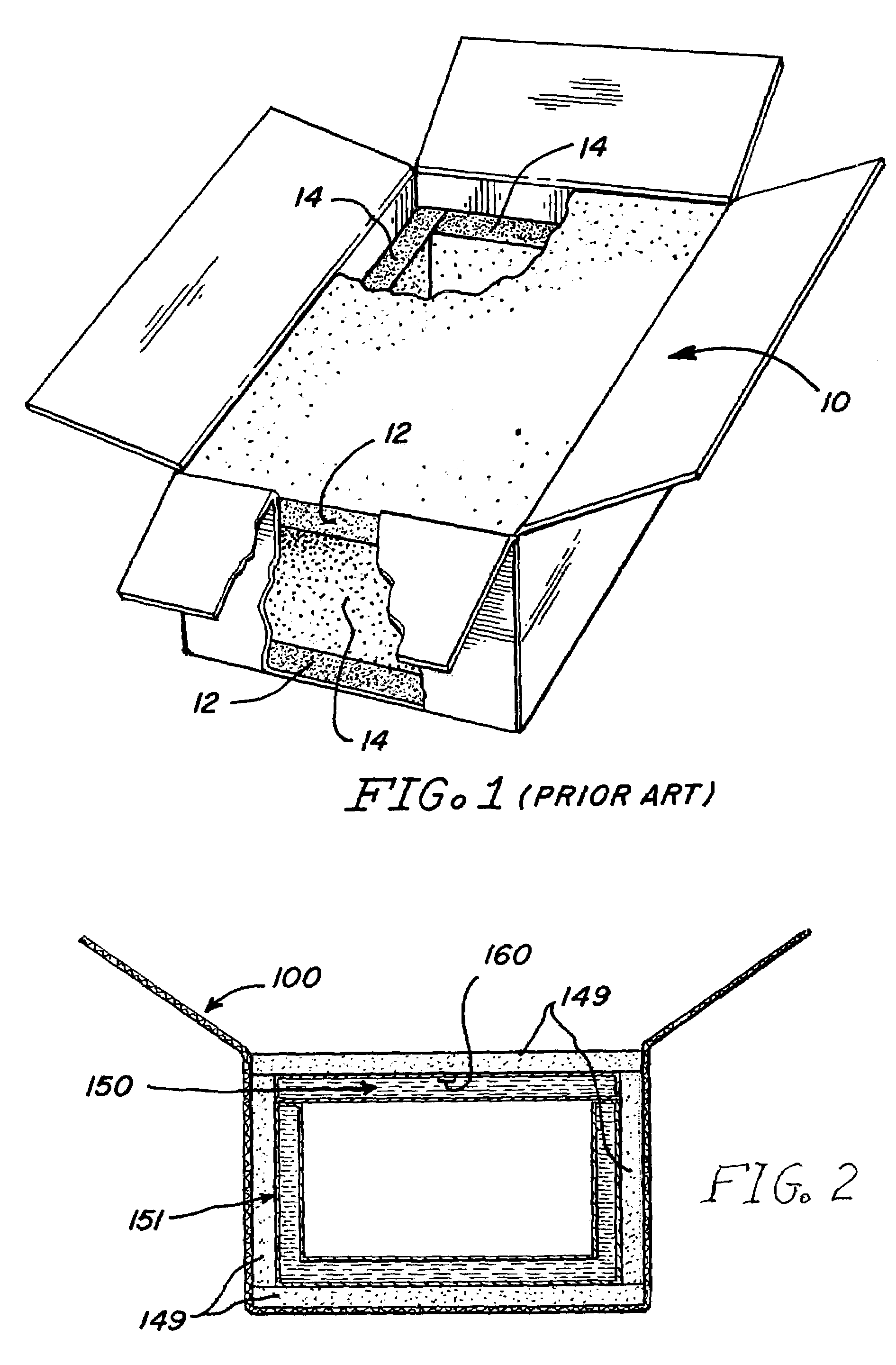 Container having passive controlled temperature interior, and method of construction